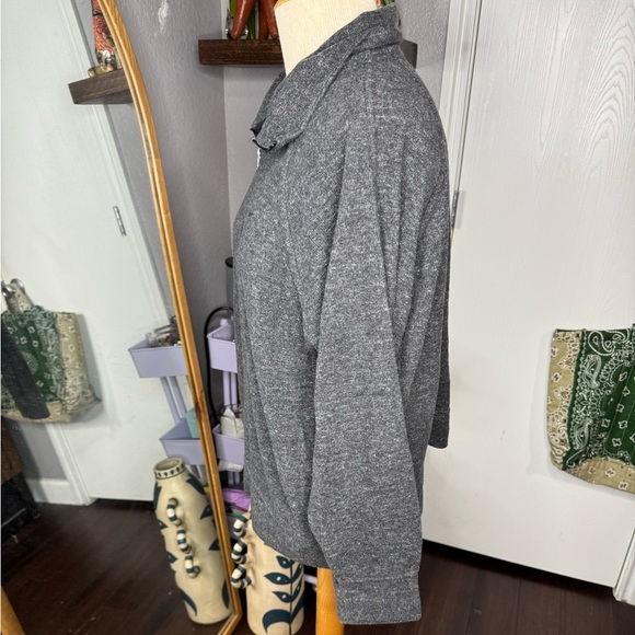 Nike Gray Half-Zip Pullover - Picture 2 of 5